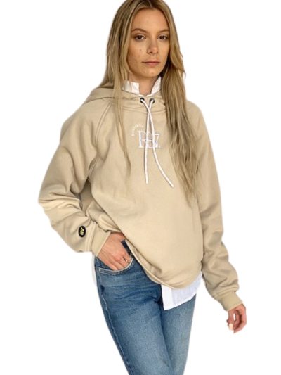 Women's Signature Collection Beige with White Hoodie